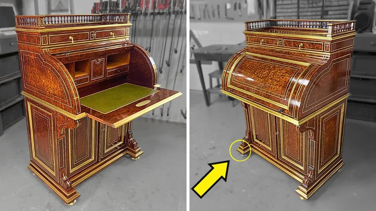 Furniture restoration in Weesp and Amsterdam — before and after, project 4