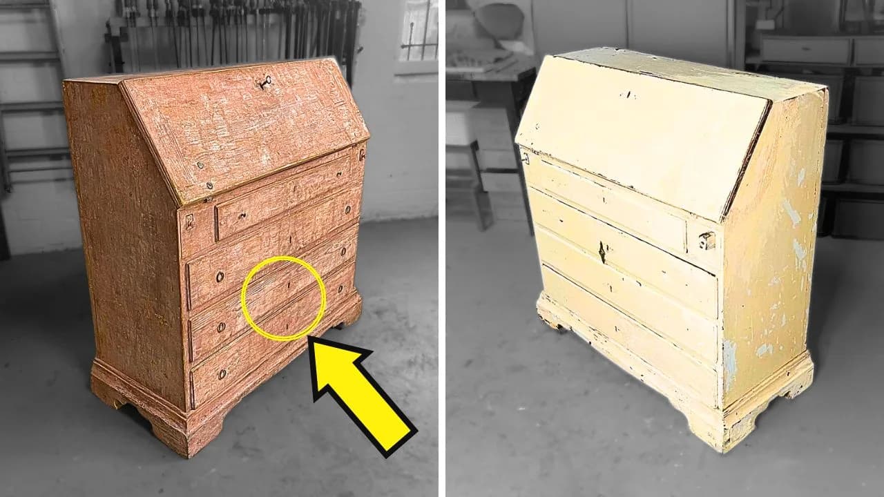 Furniture restoration in Weesp and Amsterdam — before and after, project 9