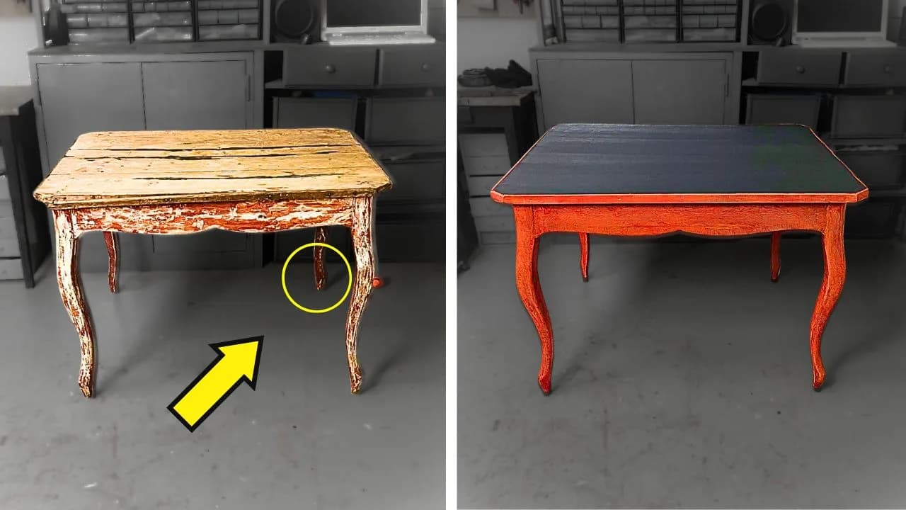 Furniture restoration in Weesp and Amsterdam — before and after, project 12
