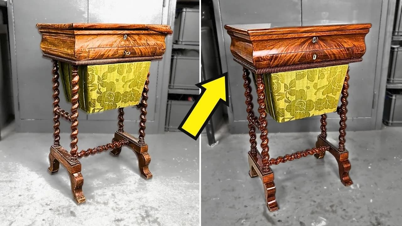 Furniture restoration in Weesp and Amsterdam — before and after, project 15