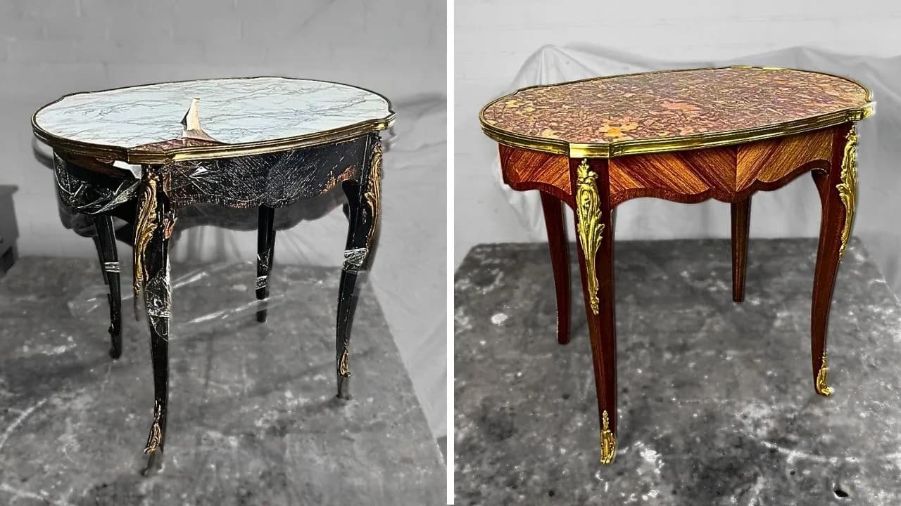 Furniture restoration in Weesp and Amsterdam — before and after, project 21
