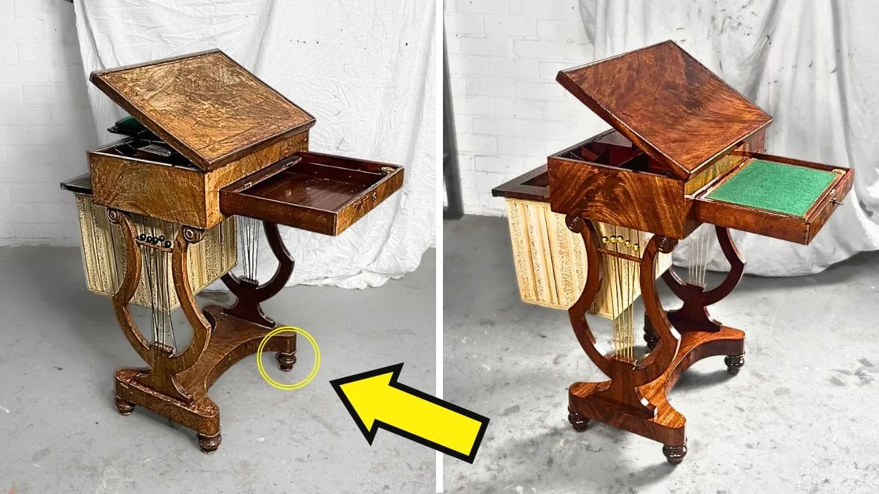 Furniture restoration in Weesp and Amsterdam — before and after, project 23